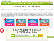 Tablet Screenshot of hioxindia.com
